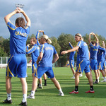 Открытая тренировка сборной Украины 1 сентября 2009 г.